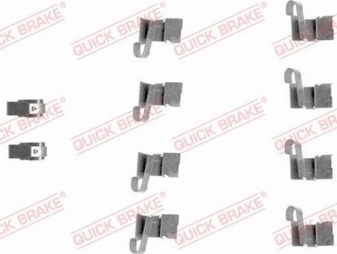 OJD Quick Brake 1091671 - Kit d'accessoires, plaquette de frein à disque cwaw.fr