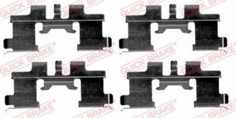 OJD Quick Brake 109-1677 - Kit d'accessoires, plaquette de frein à disque cwaw.fr