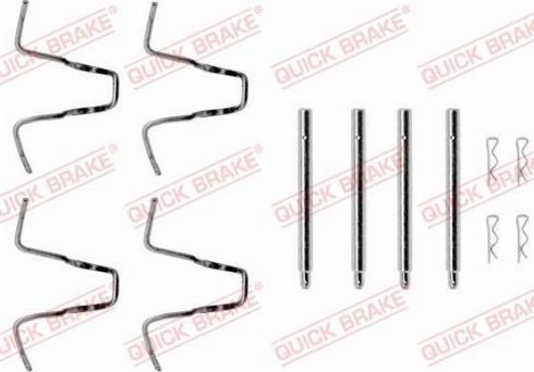 OJD Quick Brake 109-1005 - Kit d'accessoires, plaquette de frein à disque cwaw.fr