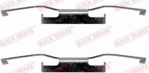 OJD Quick Brake 1091011 - Kit d'accessoires, plaquette de frein à disque cwaw.fr