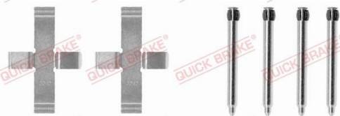 OJD Quick Brake 1091076 - Kit d'accessoires, plaquette de frein à disque cwaw.fr