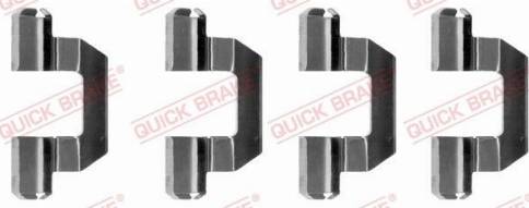 OJD Quick Brake 109-1077 - Kit d'accessoires, plaquette de frein à disque cwaw.fr