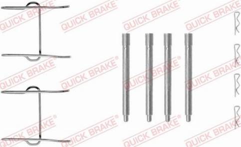 OJD Quick Brake 1091149 - Kit d'accessoires, plaquette de frein à disque cwaw.fr