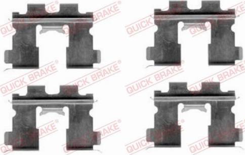 OJD Quick Brake 109-1163 - Kit d'accessoires, plaquette de frein à disque cwaw.fr