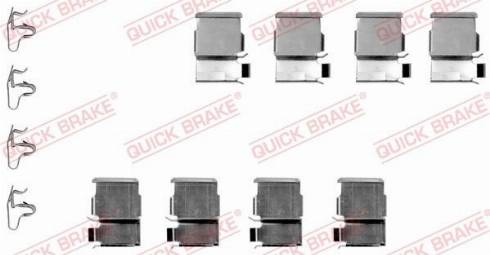 OJD Quick Brake 109-1133 - Kit d'accessoires, plaquette de frein à disque cwaw.fr