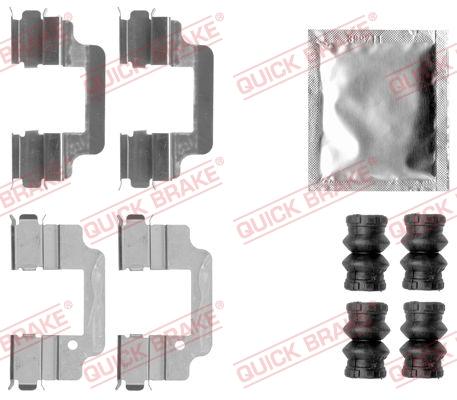 OJD Quick Brake 109-1806 - Kit d'accessoires, plaquette de frein à disque cwaw.fr