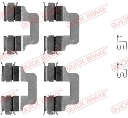 OJD Quick Brake 109-1245 - Kit d'accessoires, plaquette de frein à disque cwaw.fr