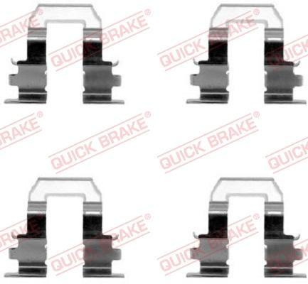 OJD Quick Brake 109-1255 - Kit d'accessoires, plaquette de frein à disque cwaw.fr