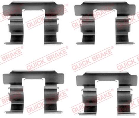 OJD Quick Brake 109-1251 - Kit d'accessoires, plaquette de frein à disque cwaw.fr