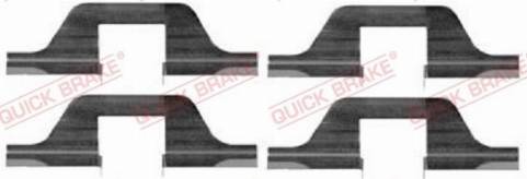 OJD Quick Brake 1091263 - Kit d'accessoires, plaquette de frein à disque cwaw.fr