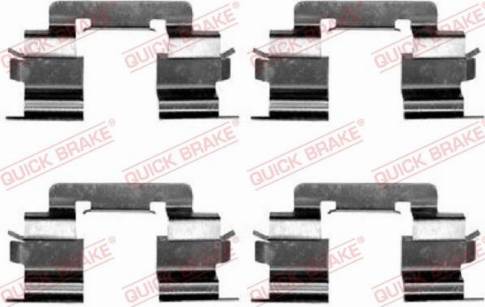 OJD Quick Brake 109-1216 - Kit d'accessoires, plaquette de frein à disque cwaw.fr