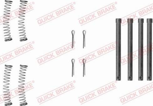 OJD Quick Brake 109-1210 - Kit d'accessoires, plaquette de frein à disque cwaw.fr