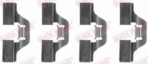 OJD Quick Brake 1091211 - Kit d'accessoires, plaquette de frein à disque cwaw.fr