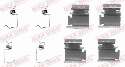 OJD Quick Brake 1091218 - Kit d'accessoires, plaquette de frein à disque cwaw.fr