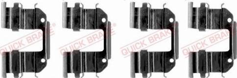 OJD Quick Brake 1091285 - Kit d'accessoires, plaquette de frein à disque cwaw.fr