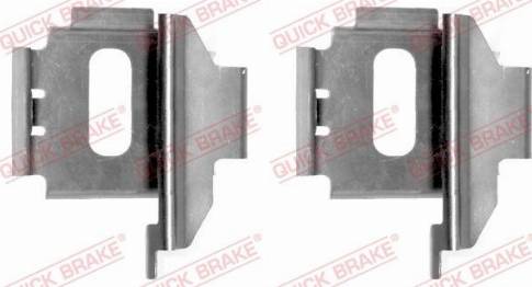 OJD Quick Brake 1091283 - Kit d'accessoires, plaquette de frein à disque cwaw.fr