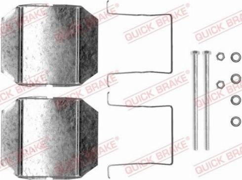 OJD Quick Brake 1091237 - Kit d'accessoires, plaquette de frein à disque cwaw.fr