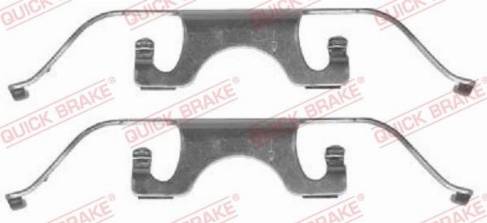 OJD Quick Brake 109-1224 - Kit d'accessoires, plaquette de frein à disque cwaw.fr