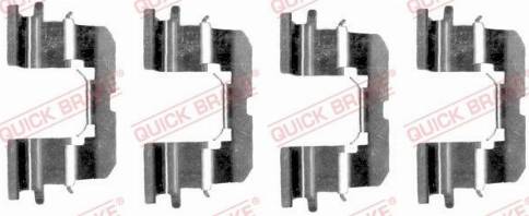 OJD Quick Brake 1091227 - Kit d'accessoires, plaquette de frein à disque cwaw.fr