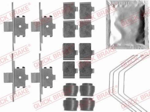 OJD Quick Brake 1091791 - Kit d'accessoires, plaquette de frein à disque cwaw.fr