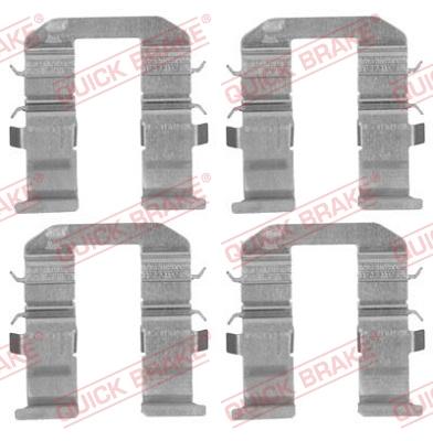 OJD Quick Brake 109-1758 - Kit d'accessoires, plaquette de frein à disque cwaw.fr