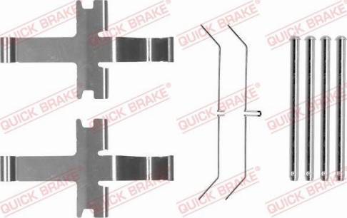 OJD Quick Brake 109-1752 - Kit d'accessoires, plaquette de frein à disque cwaw.fr