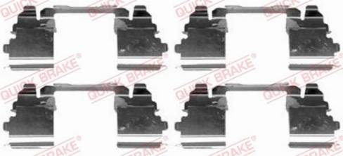 OJD Quick Brake 1091768 - Kit d'accessoires, plaquette de frein à disque cwaw.fr