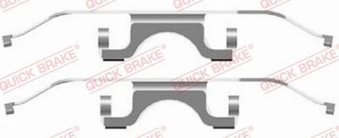 OJD Quick Brake 1091702 - Kit d'accessoires, plaquette de frein à disque cwaw.fr