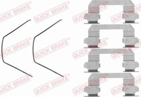 OJD Quick Brake 109-1789 - Kit d'accessoires, plaquette de frein à disque cwaw.fr