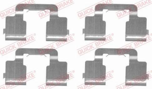 OJD Quick Brake 109-1733 - Kit d'accessoires, plaquette de frein à disque cwaw.fr