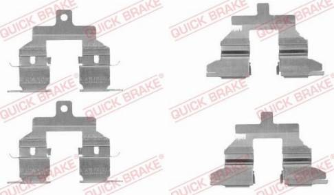 OJD Quick Brake 1091737 - Kit d'accessoires, plaquette de frein à disque cwaw.fr