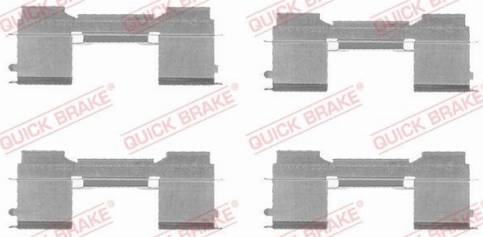 OJD Quick Brake 1091729 - Kit d'accessoires, plaquette de frein à disque cwaw.fr