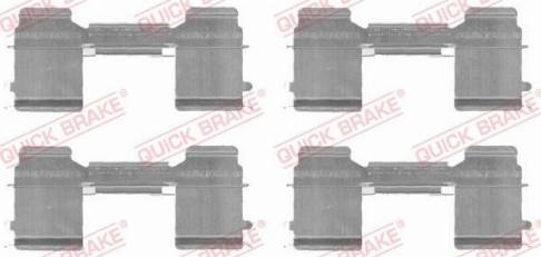 OJD Quick Brake 109-1726 - Kit d'accessoires, plaquette de frein à disque cwaw.fr