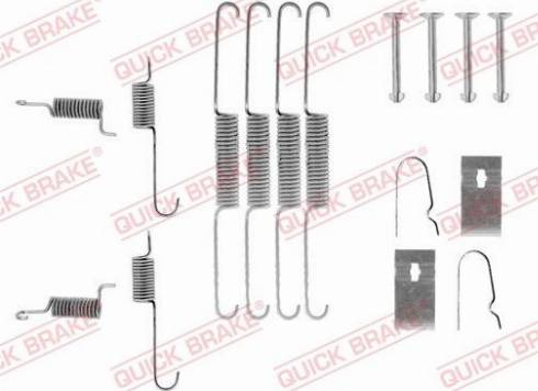 OJD Quick Brake 105-0663 - Kit d'accessoires, mâchoire de frein cwaw.fr