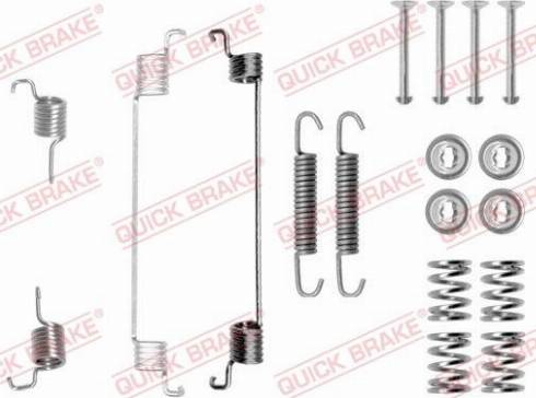 OJD Quick Brake 105-0672 - Kit d'accessoires, mâchoire de frein cwaw.fr