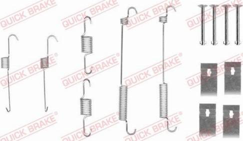 OJD Quick Brake 1050846 - Kit d'accessoires, mâchoire de frein cwaw.fr