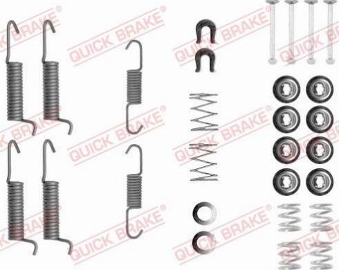 OJD Quick Brake 1050821 - Kit d'accessoires, mâchoires de frein de stationnement cwaw.fr