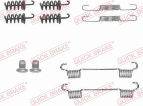 OJD Quick Brake 1050874 - Kit d'accessoires, mâchoires de frein de stationnement cwaw.fr