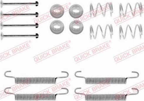 OJD Quick Brake 1050791 - Kit d'accessoires, mâchoires de frein de stationnement cwaw.fr