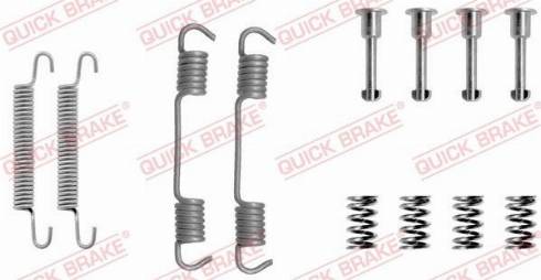 OJD Quick Brake 1050708 - Kit d'accessoires, mâchoires de frein de stationnement cwaw.fr