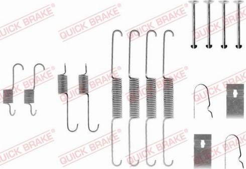 OJD Quick Brake 1050782 - Kit d'accessoires, mâchoire de frein cwaw.fr