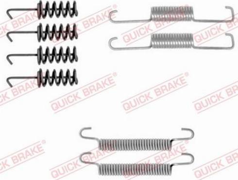 OJD Quick Brake 1050774 - Kit d'accessoires, mâchoires de frein de stationnement cwaw.fr