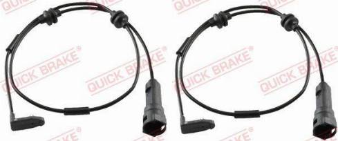 OJD Quick Brake WS 0158 A - Contact d'avertissement, usure des plaquettes de frein cwaw.fr