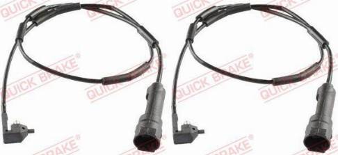 OJD Quick Brake WS 0129 A - Contact d'avertissement, usure des plaquettes de frein cwaw.fr