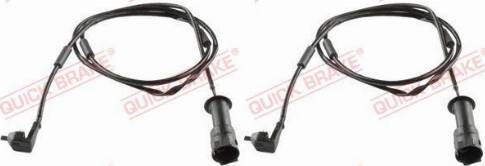 OJD Quick Brake WS 0121 A - Contact d'avertissement, usure des plaquettes de frein cwaw.fr