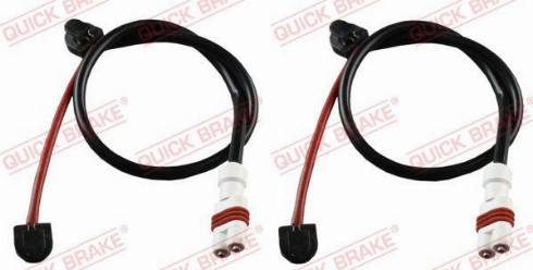 OJD Quick Brake WS 0398 A - Contact d'avertissement, usure des plaquettes de frein cwaw.fr