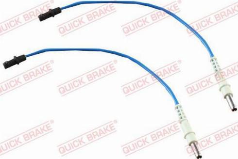 OJD Quick Brake WS0206A - Contact d'avertissement, usure des plaquettes de frein cwaw.fr