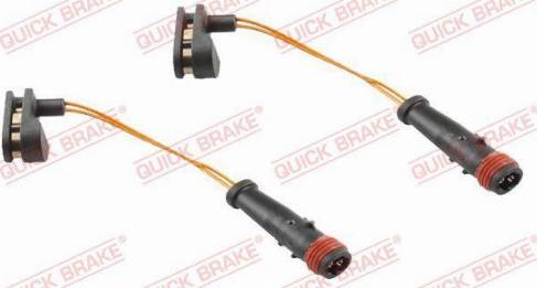 OJD Quick Brake WS 0229 A - Contact d'avertissement, usure des plaquettes de frein cwaw.fr