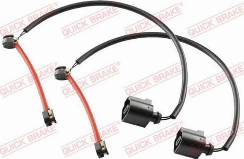 OJD Quick Brake WS 0225 A - Contact d'avertissement, usure des plaquettes de frein cwaw.fr