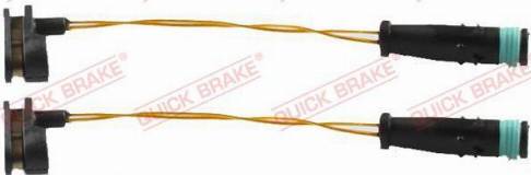 OJD Quick Brake WS 0227 A - Contact d'avertissement, usure des plaquettes de frein cwaw.fr